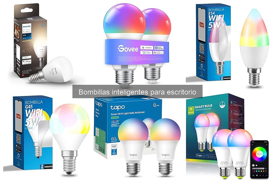 Cómo instalar bombillas inteligentes en tu escritorio