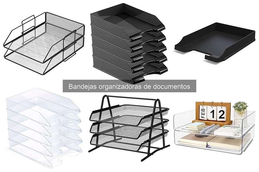 Cómo mantener bandejas organizadoras de documentos en buen estado