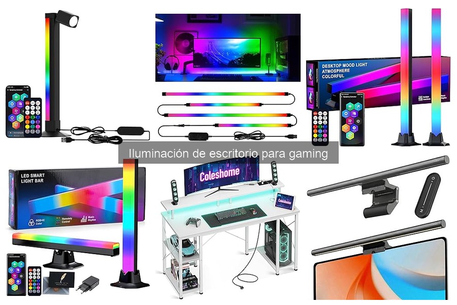 Cómo mantener la iluminación de escritorio para gaming