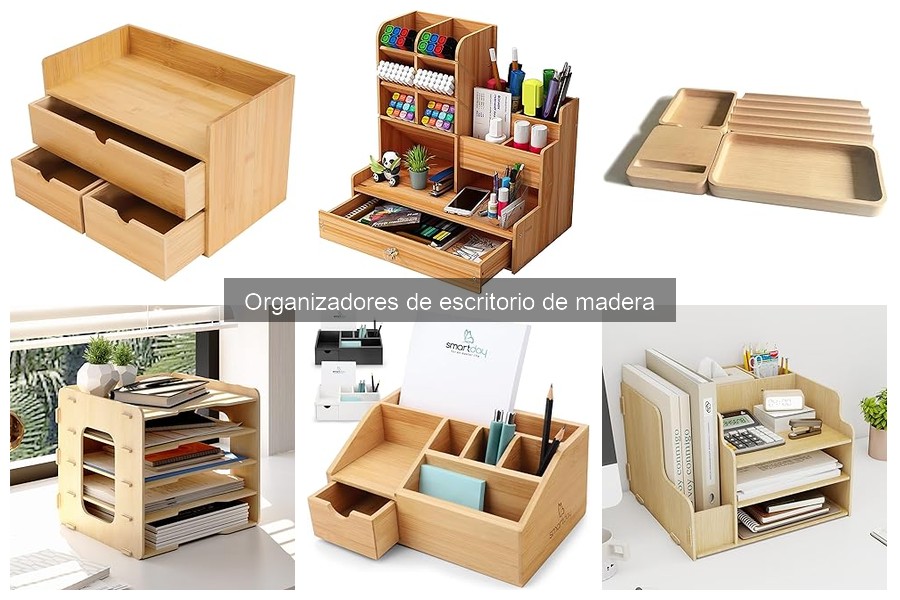 Cómo Organizar el Escritorio con un Organizador de Madera