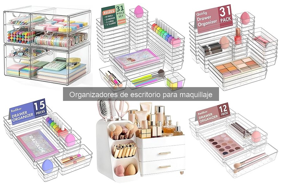 Cómo organizar un escritorio de maquillaje de manera efectiva