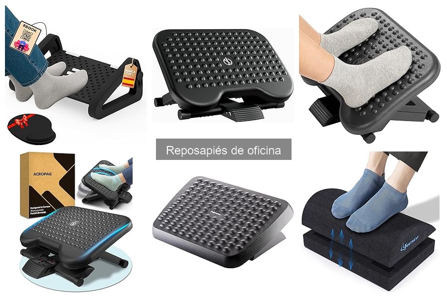 Cómo usar correctamente un reposapiés en el trabajo