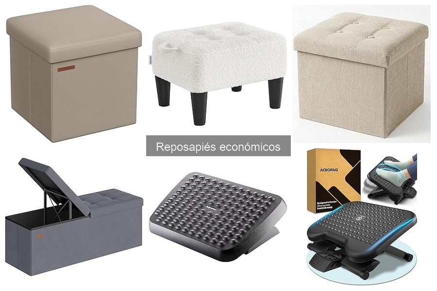 Cómo utilizar correctamente un reposapiés económico