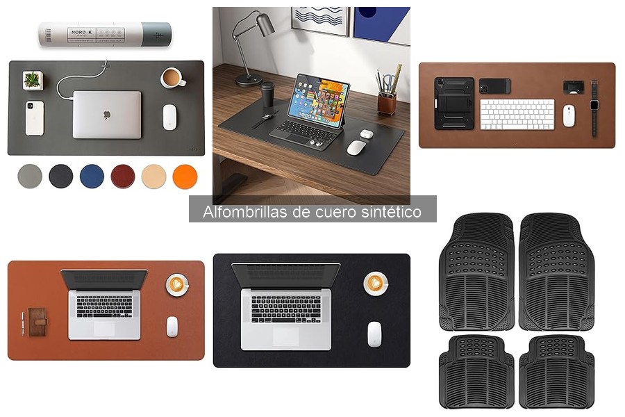 Comparativa: Alfombrillas de cuero sintético vs. tela