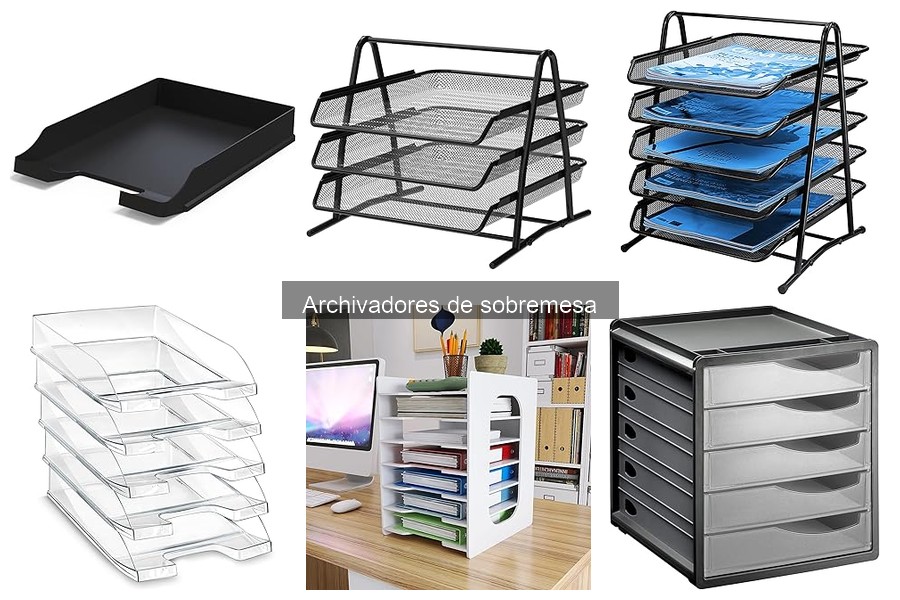 Comparativa: Archivadores de sobremesa de plástico vs metal