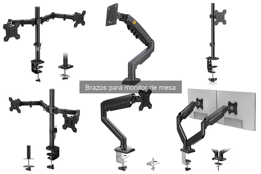 Comparativa: Brazos para monitor vs. soportes de mesa