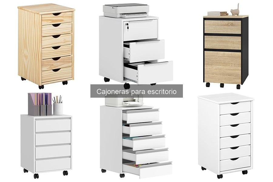 Comparativa: Cajoneras de Madera vs. Metálicas