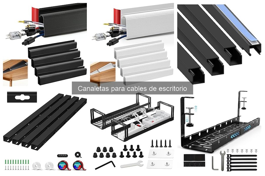 Comparativa: Canaletas de Plástico vs. Metal para Escritorio
