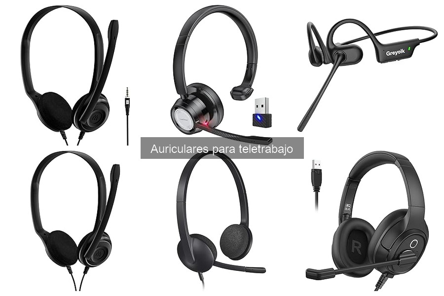 Comparativa de Auriculares para Teletrabajo: Mejores Marcas