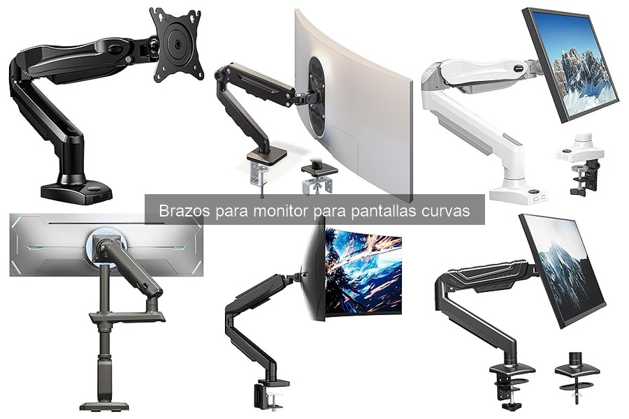 Comparativa de brazos para monitor fijos y ajustables
