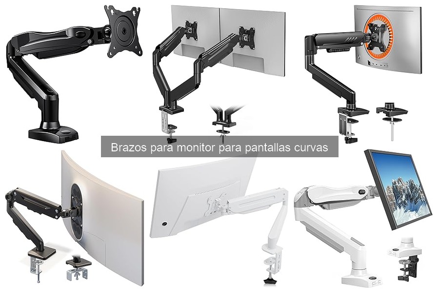 Comparativa de brazos para monitores curvos: marcas populares