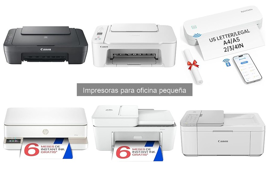 Comparativa de impresoras confiables para oficina pequeña