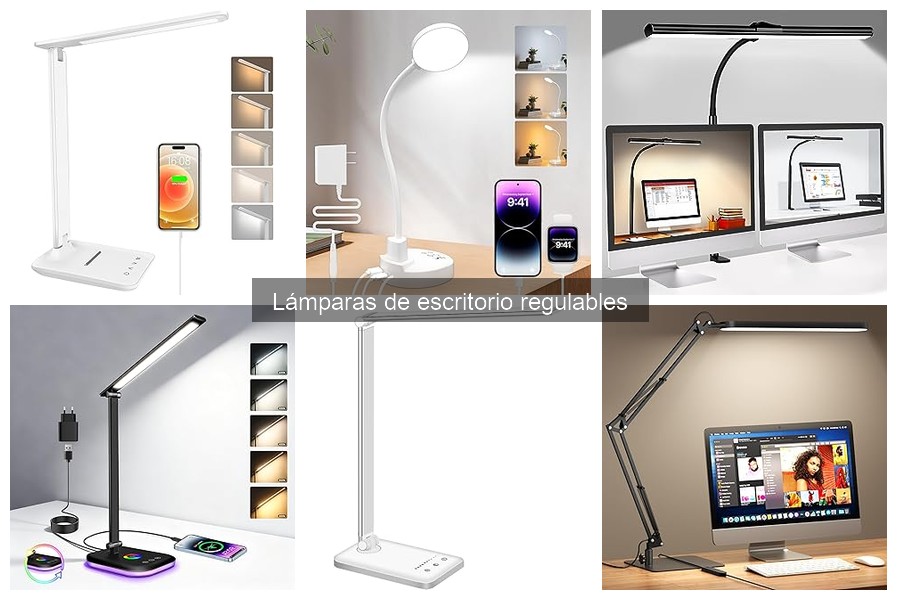 Comparativa de Lámparas de Escritorio Regulables 2024