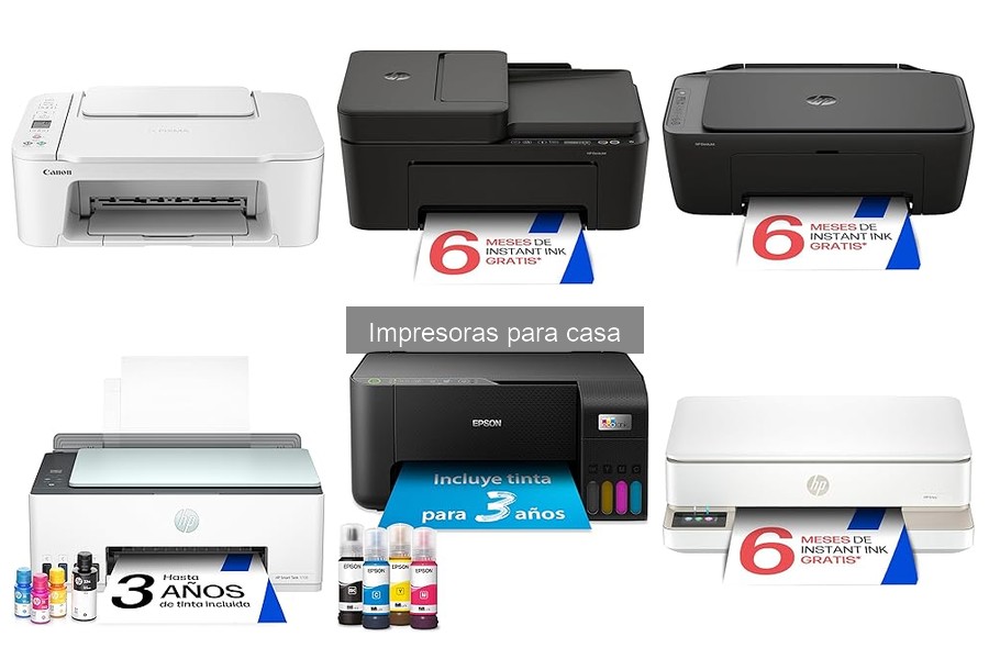 Comparativa de las Mejores Impresoras para Casa en 2023