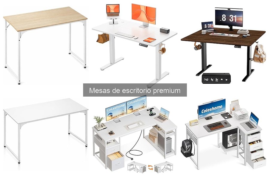 Comparativa de las Mejores Mesas de Escritorio Premium