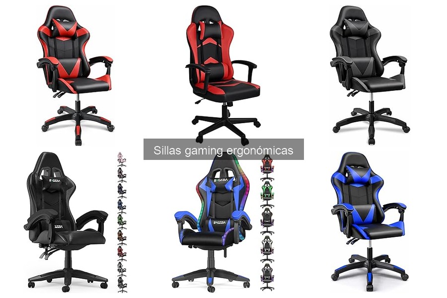 Comparativa de las Mejores Sillas Gaming Ergonómicas