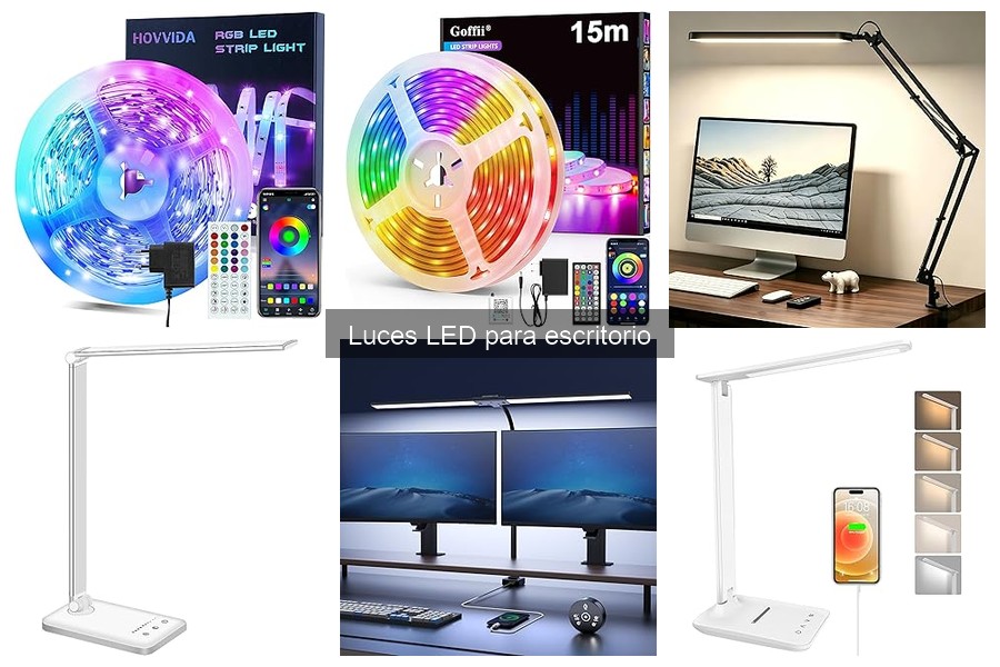 Comparativa de Luces LED para Escritorio: Goffii vs SKYLEO