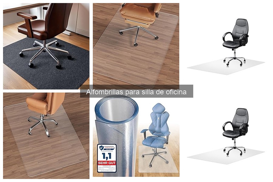 Comparativa de Materiales de Alfombrillas para Silla de Oficina