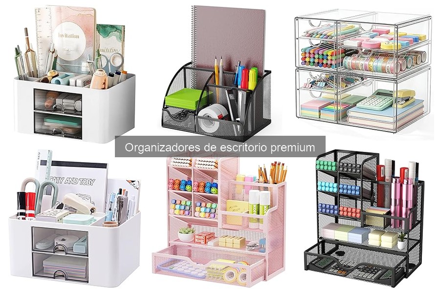 Comparativa de materiales en organizadores de escritorio premium
