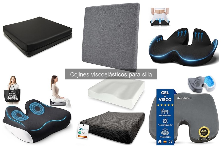 Comparativa de Mejores Cojines Viscoelásticos para Silla