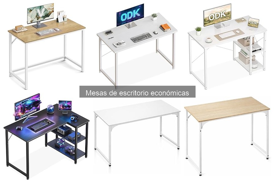 Comparativa de Mesas de Escritorio Económicas para Home Office