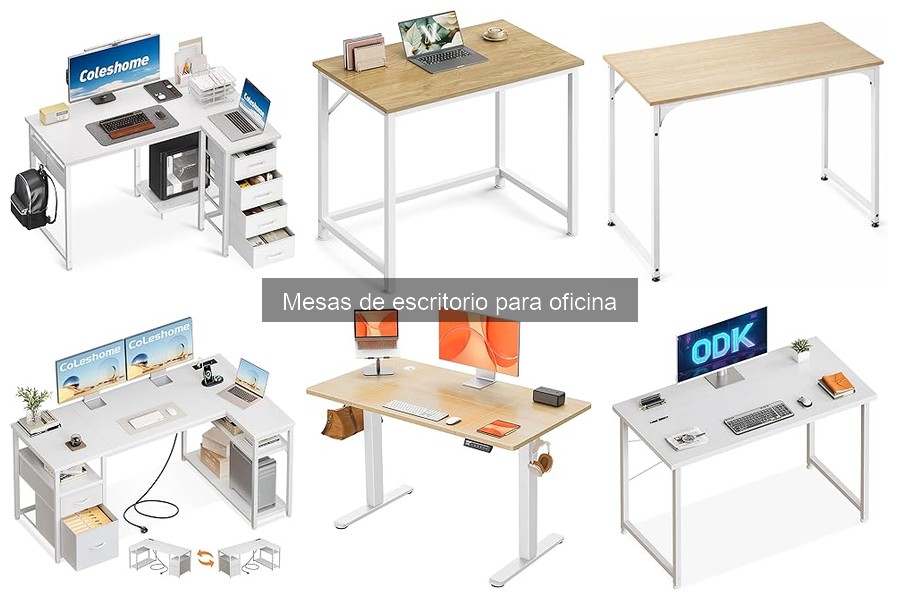 Comparativa de Mesas de Escritorio: ODK, Oficina Hogar y Coleshome