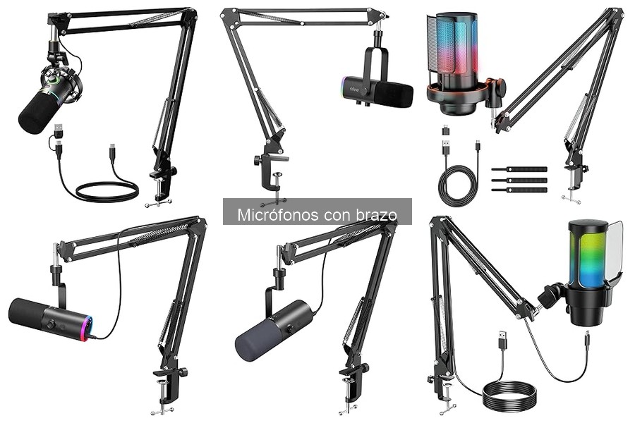 Comparativa de Micrófonos con Brazo para Streaming