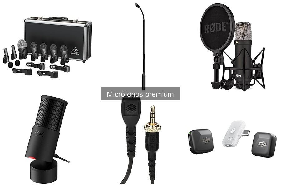 Comparativa de micrófonos premium para podcasting