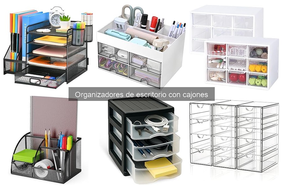 Comparativa de Organizadores de Escritorio con Cajones