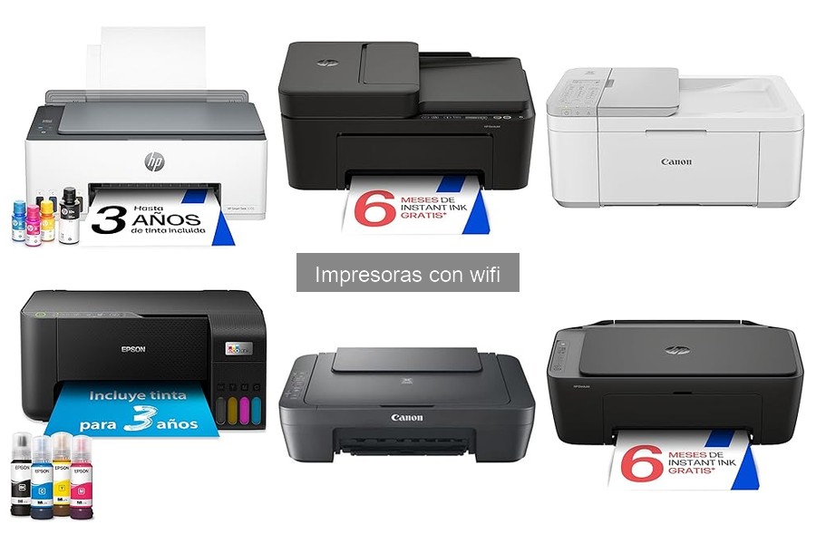 Comparativa de precios de impresoras WiFi en Amazon