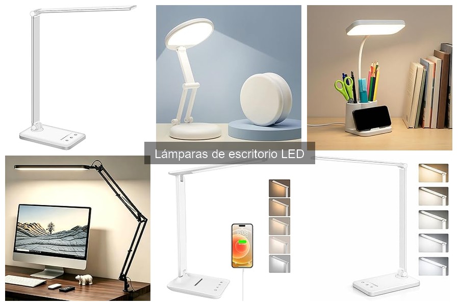 Comparativa de precios de lámparas de escritorio LED