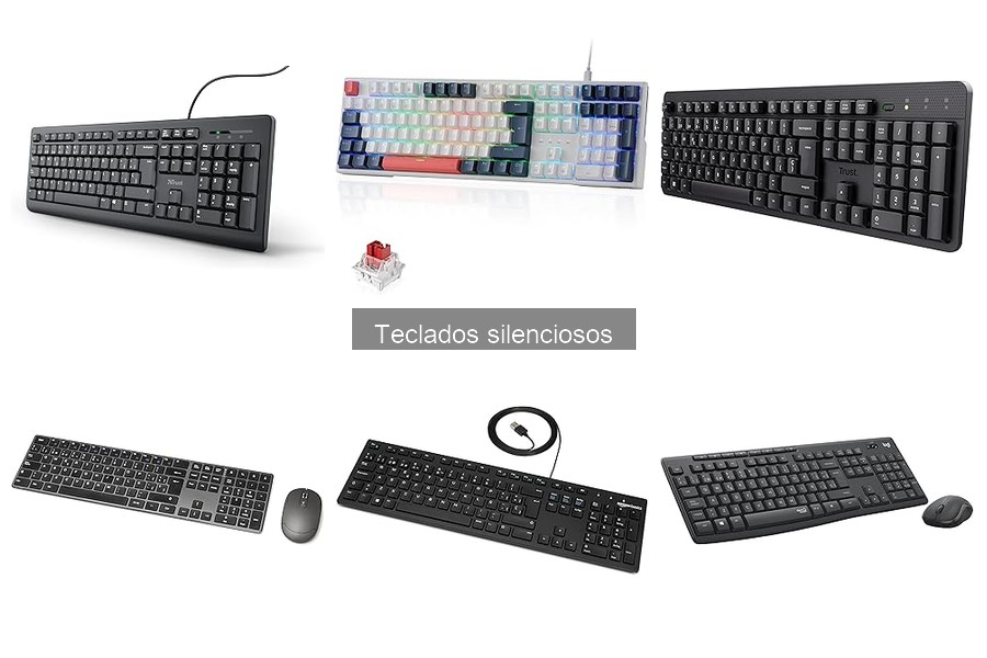 Comparativa de precios de teclados silenciosos en Amazon