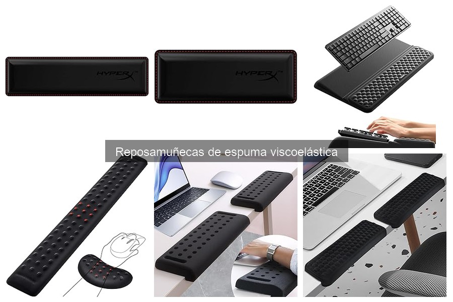 Comparativa de Reposamuñecas: Espuma Viscoelástica vs. Gel