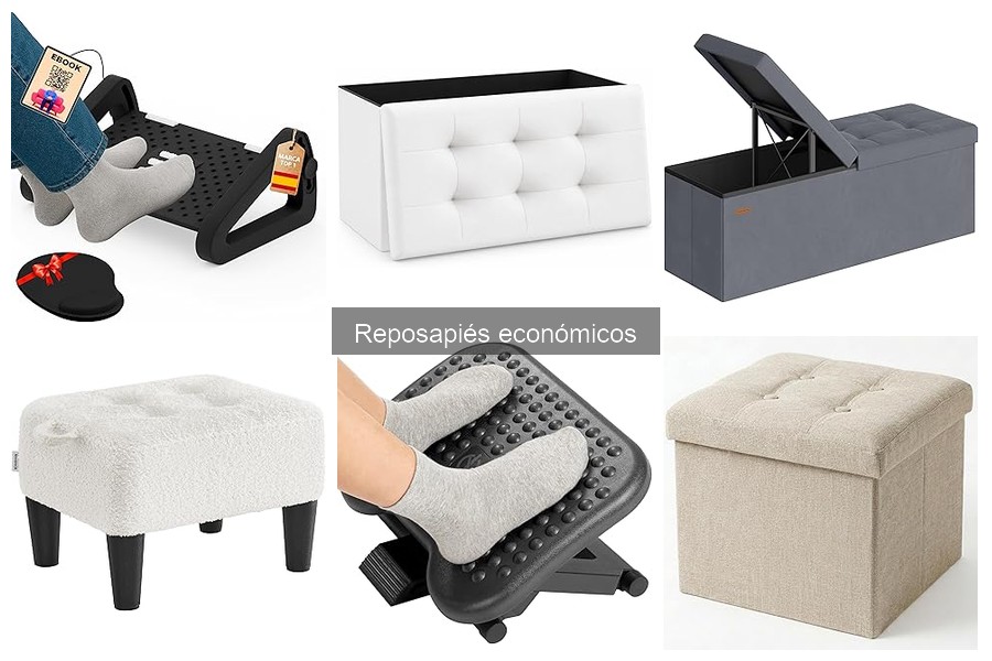 Comparativa de Reposapiés Regulables y Fijos para Oficina