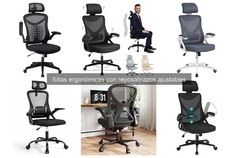 Comparativa de Sillas Ergonómicas con Reposabrazos Ajustables