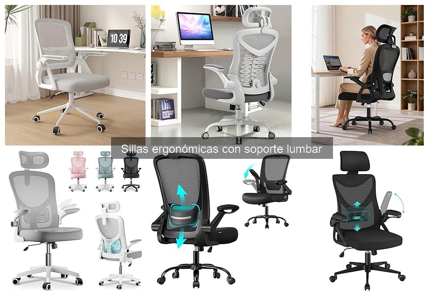 Comparativa de Sillas Ergonómicas con Soporte Lumbar