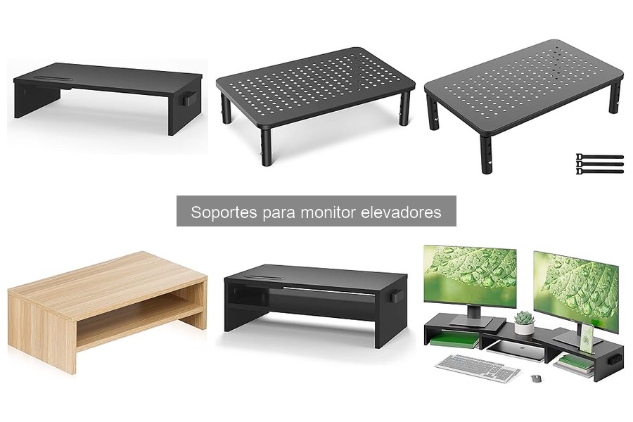 Comparativa de soportes elevadores para monitor: fijos vs ajustables