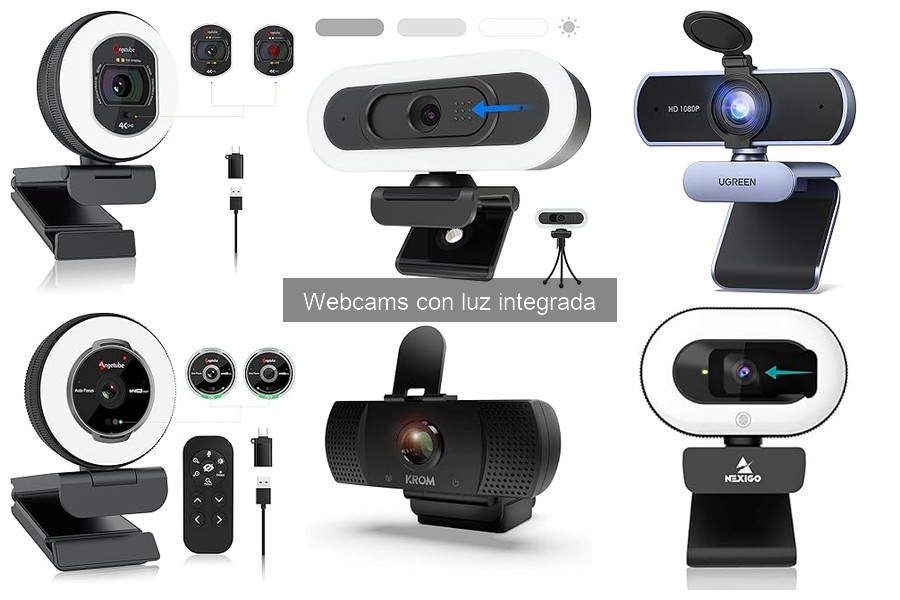 Comparativa de Webcams con Luz Integrada: UGREEN vs Logitech vs KROM