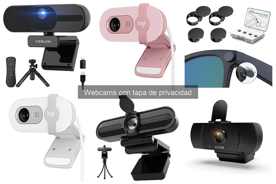 Comparativa de webcams con tapa de privacidad populares