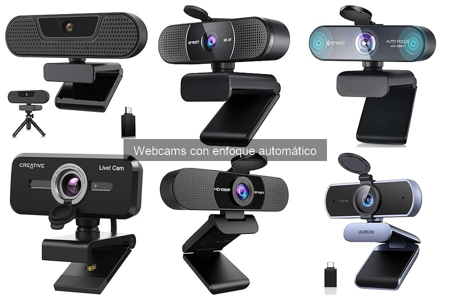 Comparativa de webcams: Enfoque automático vs fijas