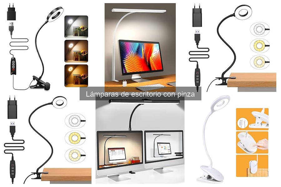 Comparativa: Lámparas de Escritorio con Pinza vs. de Mesa