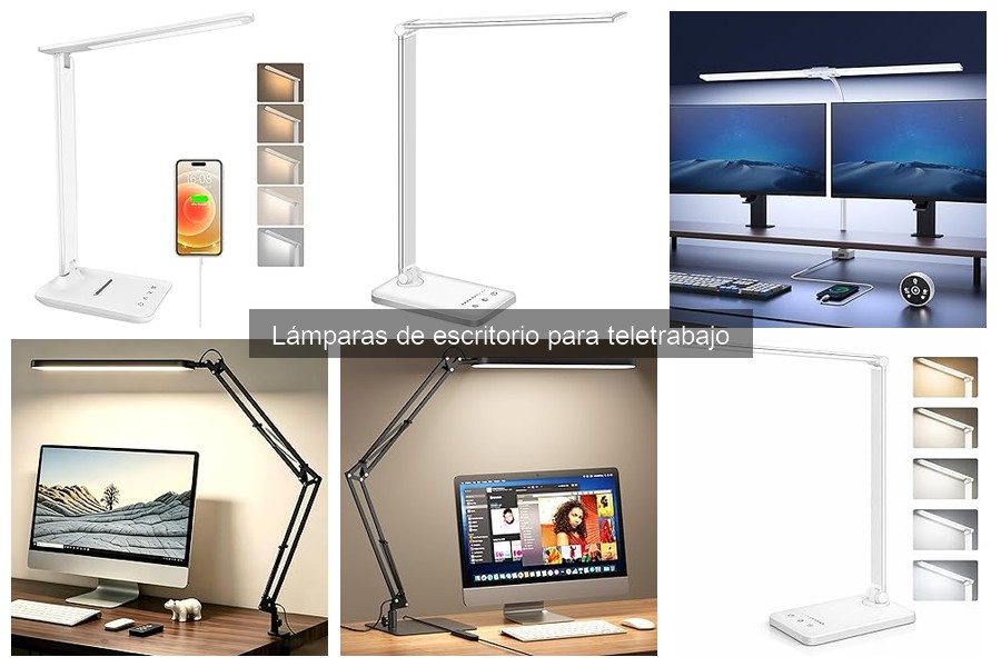 Comparativa: Lámparas LED vs Halógeno para Teletrabajo