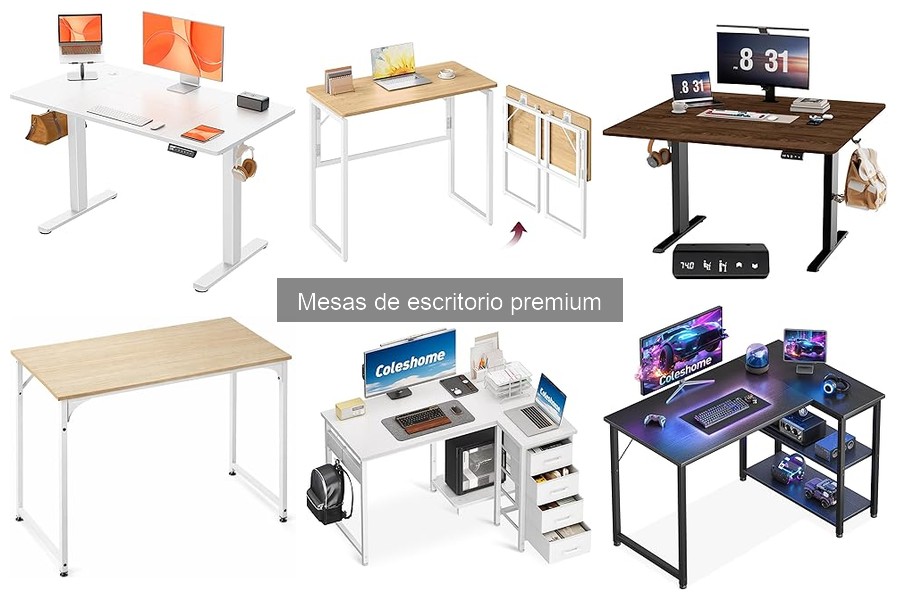 Comparativa: Mesa de escritorio premium vs estándar