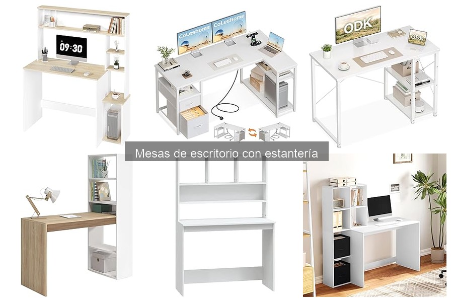 Comparativa: Mesas de Escritorio con Estantería vs Convencionales