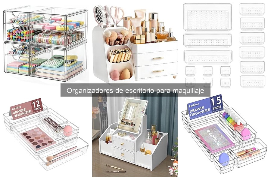 Comparativa: Organizadores de escritorio de plástico vs madera