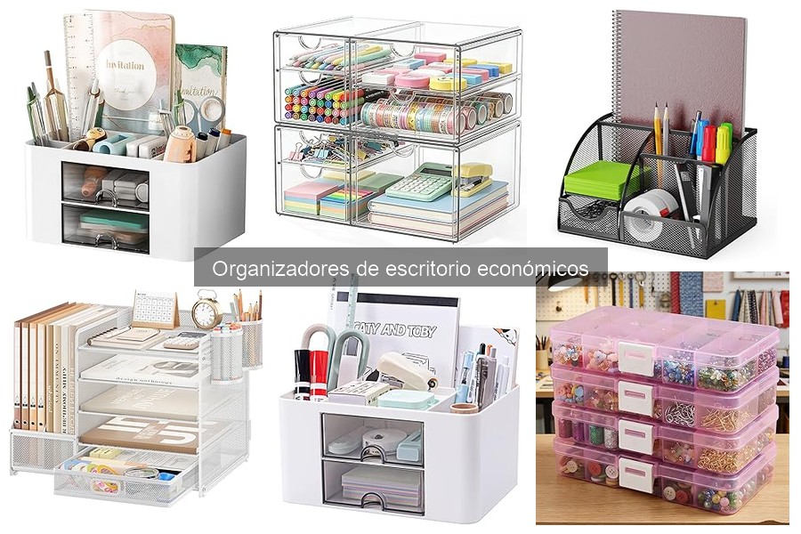 Comparativa: Organizadores de Escritorio Económicos vs. de Lujo