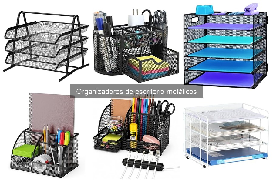 Comparativa: Organizadores de Escritorio Metálicos vs. Plásticos