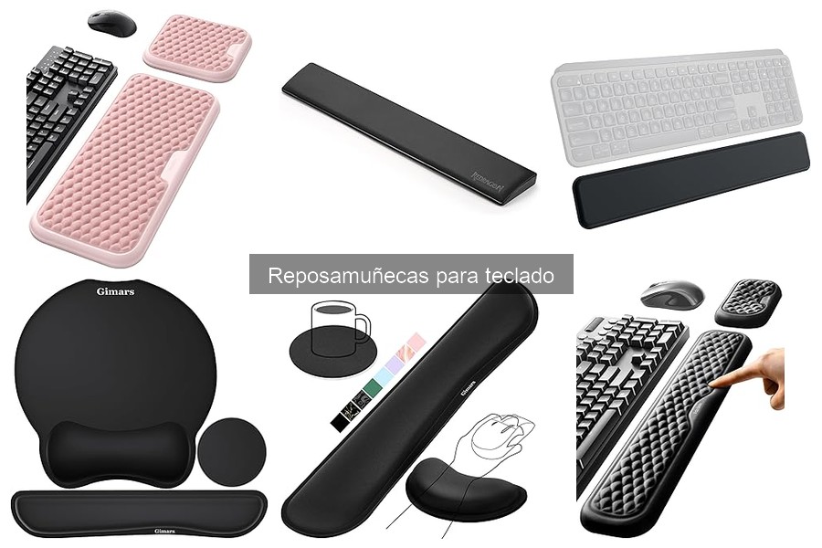 Comparativa: Reposamuñecas de gel vs. espuma para teclado