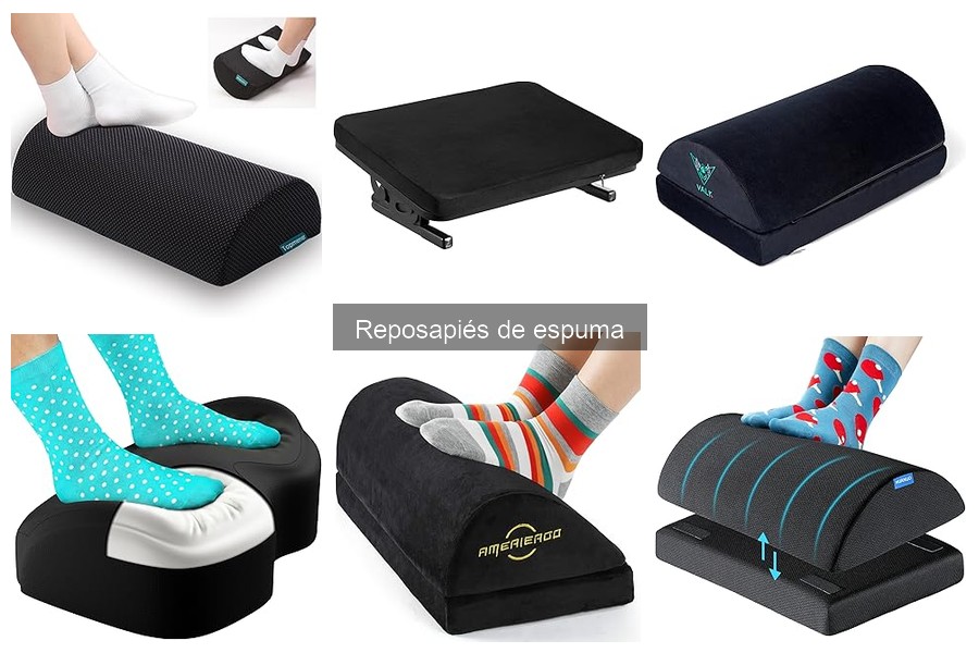 Comparativa: Reposapiés de Espuma vs Gel para Tu Oficina