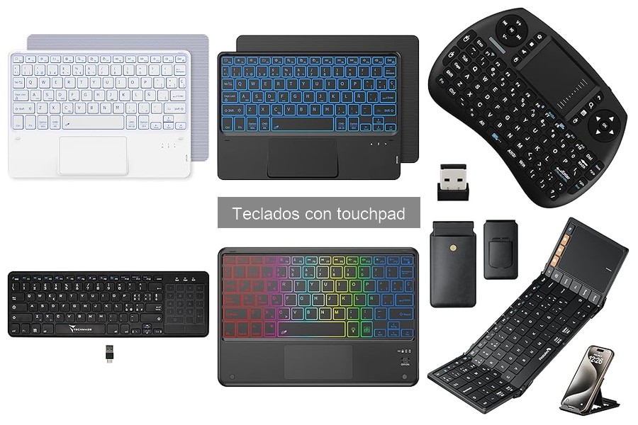 Comparativa: Teclados con Touchpad vs. Teclado y Ratón